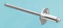 POP Blind Niet, Ø 4mm X 10.5mm, Silber, Aluminium, 4.2mm Aus Stahl, Min. 4.8mm, Max. 6.4mm