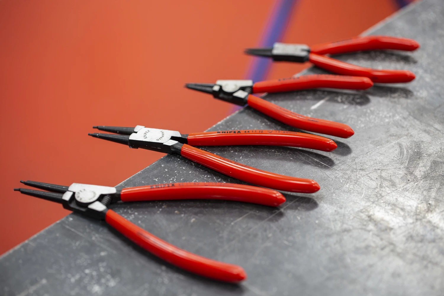 Knipex Sicherungsringzangen-Satz 4 Stk. 180 Mm 5 Knipex Sicherungsringzangen-Satz 4 Stk. 180 Mm - Image 3