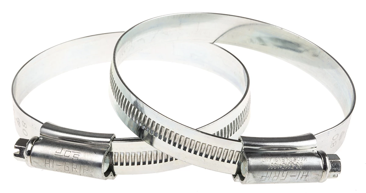 HI-GRIP Stahl Schlauchschelle Schneckengewinde, Mit Sechskantschraube, Ø 60 → 80mm X 13mm 3 HI-GRIP Stahl Schlauchschelle Schneckengewinde, Mit Sechskantschraube, Ø 60 → 80mm X 13mm