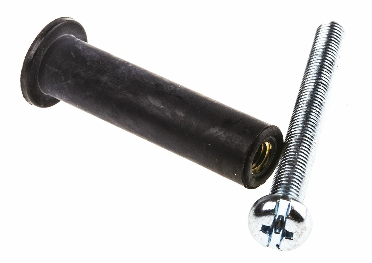 RawlPlug Dübel L. 39.8mm D. 10mm Gummi, Stahl Schwarz 3 RawlPlug Dübel L. 39.8mm D. 10mm Gummi, Stahl Schwarz