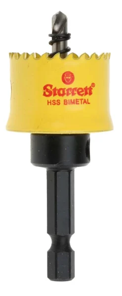 Starrett HSS Lochsäge Mit Zentrierbohrer, Ø 25mm 1-Stk. / Bohrtiefe 13mm