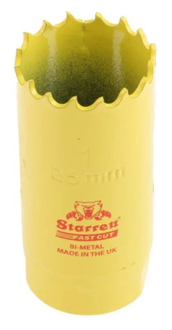 Starrett HSS Lochsäge, Ø 25mm 1-Stk. / Bohrtiefe 38mm