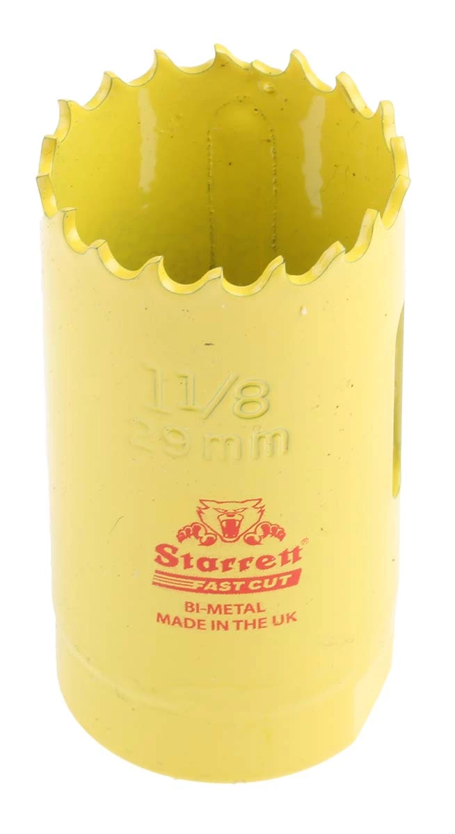 Starrett HSS Lochsäge, Ø 29mm 1-Stk. / Bohrtiefe 38mm 3 Starrett HSS Lochsäge, Ø 29mm 1-Stk. / Bohrtiefe 38mm