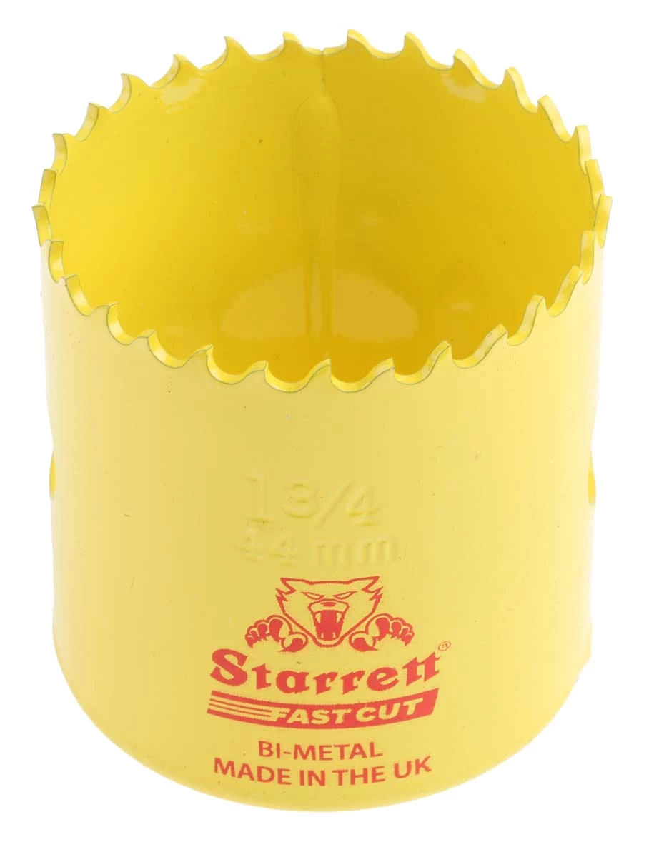 Starrett HSS Lochsäge, Ø 44mm 1-Stk. / Bohrtiefe 38mm 3 Starrett HSS Lochsäge, Ø 44mm 1-Stk. / Bohrtiefe 38mm