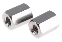 Essentra Abstandshalter: M4 X M4, Länge 10mm, Messing, Innen/Innen, Sechskant M4 M4, 7mm