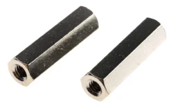 Essentra Abstandshalter: M4 X M4, Länge 25mm, Messing, Innen/Innen, Sechskant M4 M4, 7mm