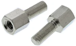 Essentra Abstandshalter: M3 X M3, Länge 5mm, Messing, Außen/Innen, Sechskant M3 M3, 5mm 3mm