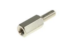 Essentra Abstandshalter: M3 X M3, Länge 10mm, Messing, Außen/Innen, Sechskant M3 M3, 5mm 6mm