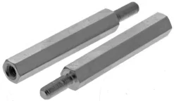 Essentra Abstandshalter: M3 X M3, Länge 30mm, Messing, Außen/Innen, Sechskant M3 M3, 5mm 10mm
