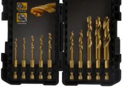 DeWALT Titan Spiralbohrer Satz 3mm → 12mm, 10-teilig Für Verschiedene Materialien -RS Verkäufe F1138629 02