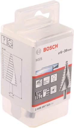 Bosch HSS Stufenbohrer 12-stufig, 6mm → 39mm -RS Verkäufe F1138669 04