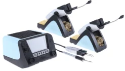 Weller WT 2020M Lötstation, 2-Kanal LCD 150W / 230V Bis 450°C, Typ F - Schutzkontakt-Stecker, Typ G - UK 3-polig