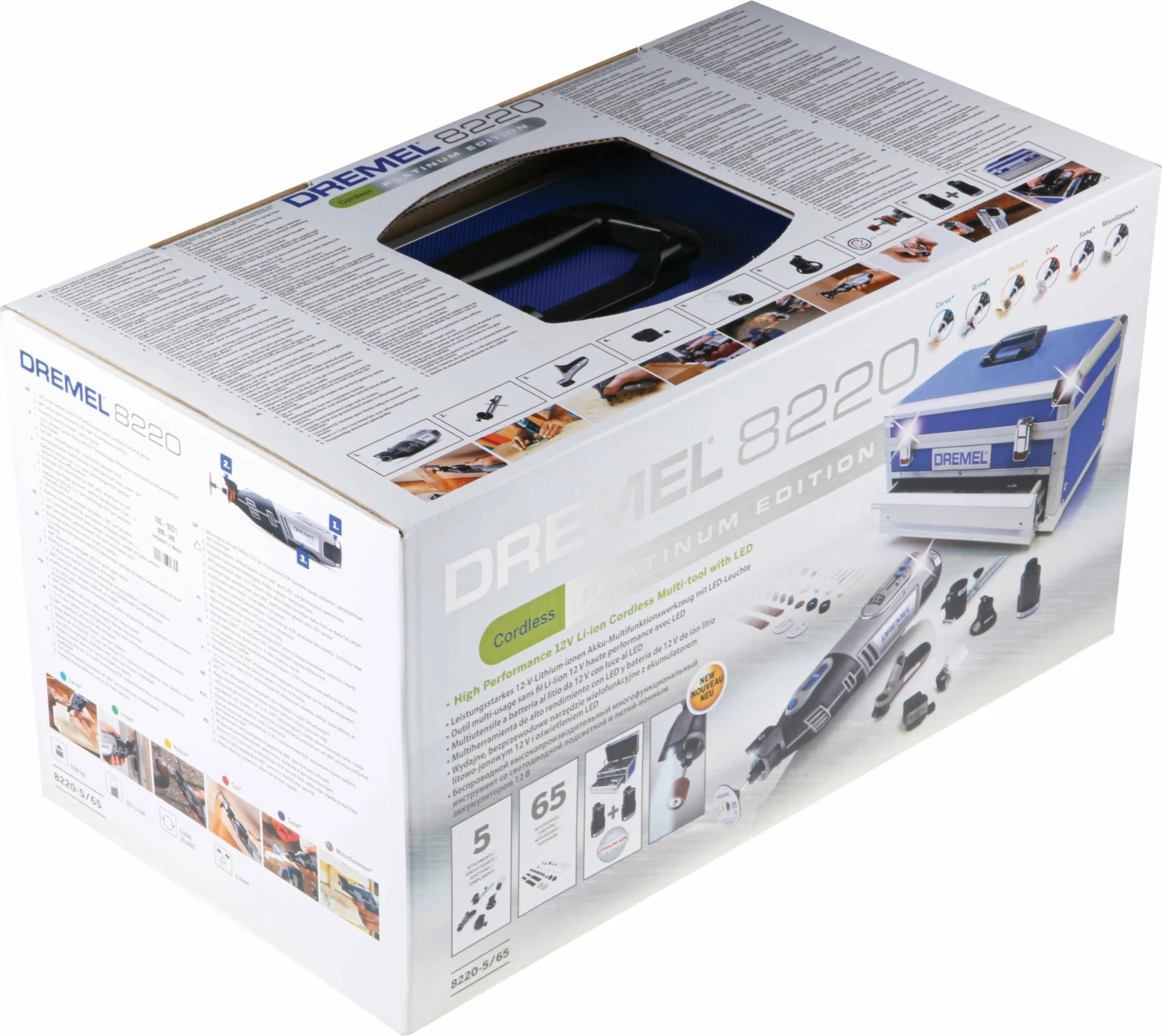 Dremel 8200 Akku Multifunktionswerkzeug Rotationswerkzeug 5000 → 33000U/min 4 Dremel 8200 Akku Multifunktionswerkzeug Rotationswerkzeug 5000 → 33000U/min - Image 2