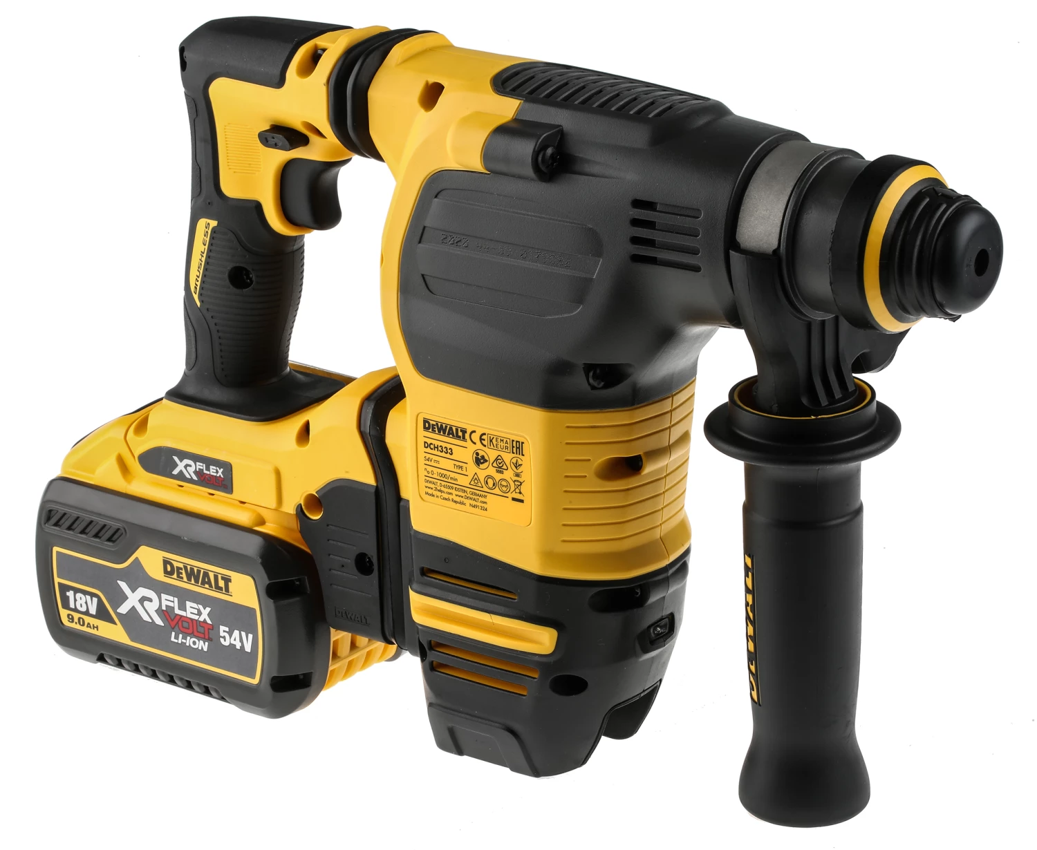 DeWALT Li-Ion Akku Akku-Werkzeugset Bürstenlos 9Ah , UK-Netzstecker 11 DeWALT Li-Ion Akku Akku-Werkzeugset Bürstenlos 9Ah , UK-Netzstecker - Image 9