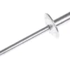 POP Blind Niet, Ø 4mm X 14mm, Silber, Aluminium, 4.2mm Aus Stahl, Min. 7.9mm, Max. 9.5mm -RS Verkäufe F3513616 01