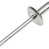 POP Blind Niet, Ø 4.8mm X 11mm, Silber, Aluminium, 5mm Aus Stahl, Min. 4.8mm, Max. 6.4mm -RS Verkäufe F3513622 01