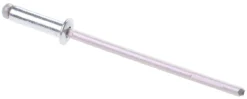 POP Blind Niet, Ø 2.5mm X 8.9mm, Silber, Aluminium, 2.6mm Aus Aluminium, Min. 4.8mm, Max. 6.4mm