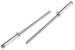 POP Blind Niet, Ø 2.5mm X 11.4mm, Silber, Aluminium, 2.6mm Aus Aluminium, Min. 6.4mm, Max. 8mm