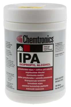 Chemtronics IPA Flussmittelentferner Für Leiterplatten, Dose 100 Tücher