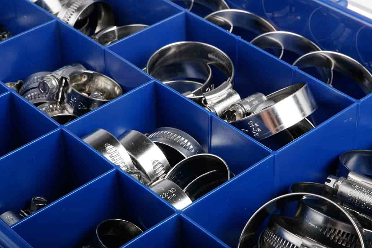 HI-GRIP Edelstahl Schlauchschellen Sortiment Schneckengewinde, Innen-Ø 35 → 50mm, Min. 9.5 → 12mm, 76 6 HI-GRIP Edelstahl Schlauchschellen Sortiment Schneckengewinde, Innen-Ø 35 → 50mm, Min. 9.5 → 12mm, 76 - Image 4