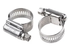 HI-TORQUE Edelstahl Schlauchschelle A2 304 Schneckengewinde, Mit Sechskantschraube, Ø 20 → 27mm X 16mm