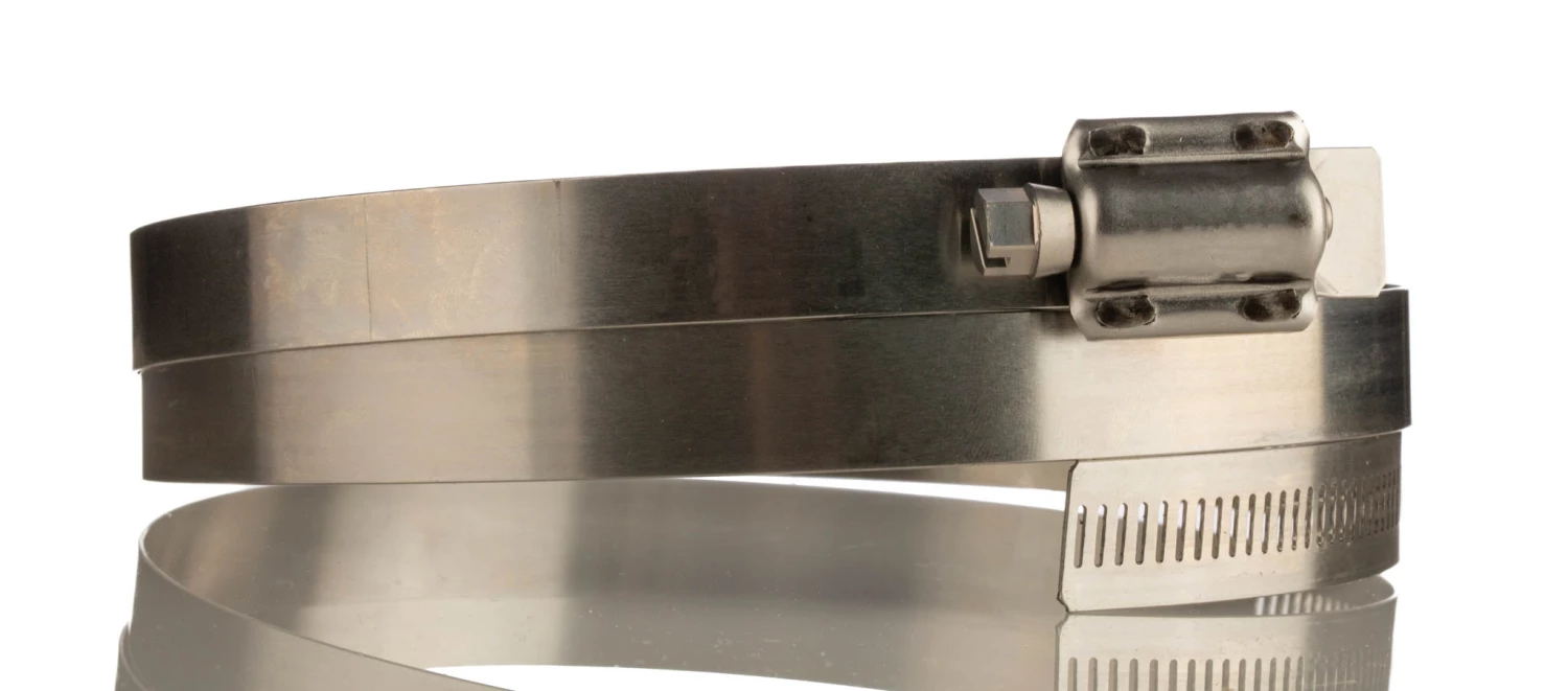 HI-TORQUE Edelstahl Schlauchschelle A2 304 Schneckengewinde, Mit Sechskantschraube, Ø 190 → 220mm X 16mm 5 HI-TORQUE Edelstahl Schlauchschelle A2 304 Schneckengewinde, Mit Sechskantschraube, Ø 190 → 220mm X 16mm - Image 3