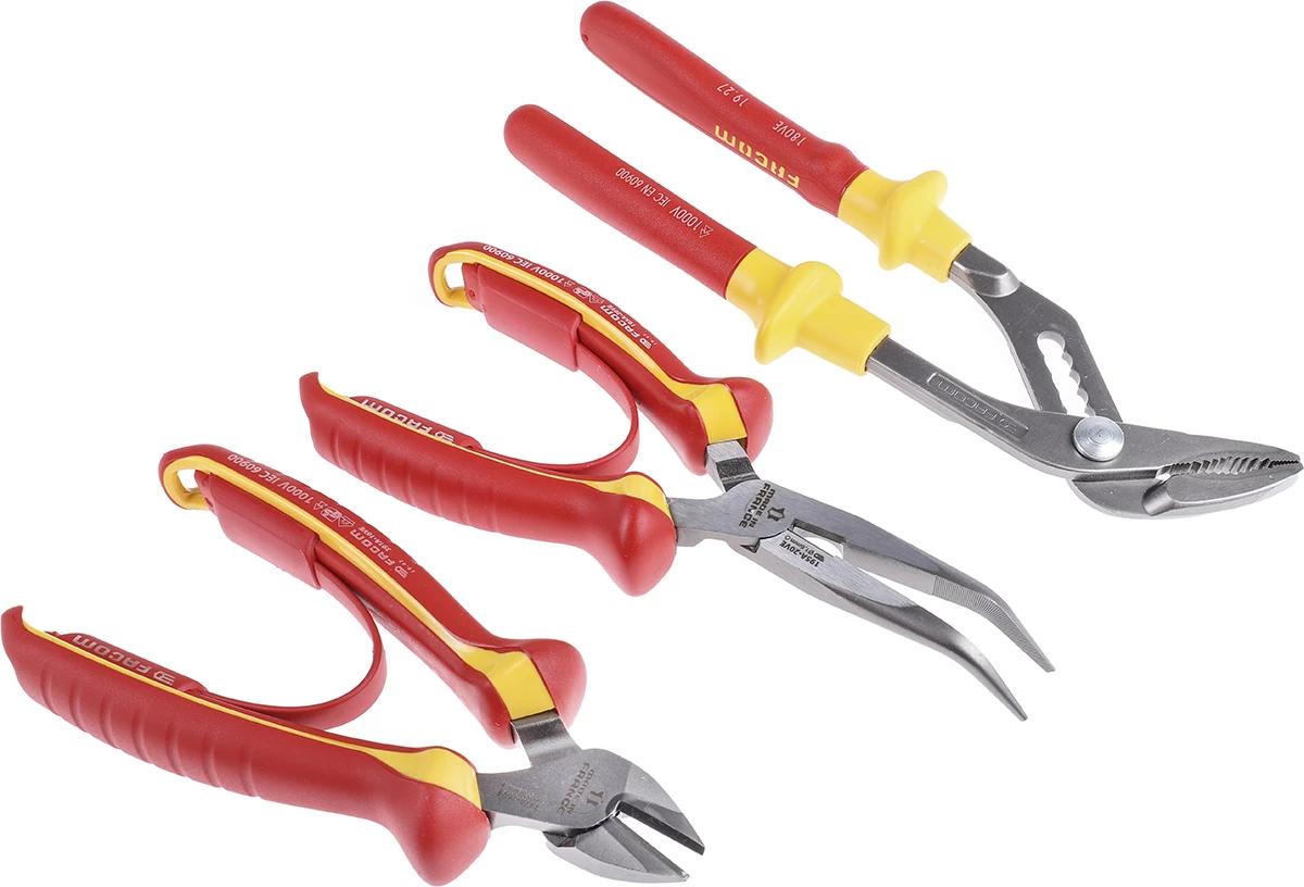 Facom Zangensatz 3 Stk. 300 Mm Seitenschneider Spitzzange, Wasserpumpenzange 4 Facom Zangensatz 3 Stk. 300 Mm Seitenschneider Spitzzange, Wasserpumpenzange - Image 2