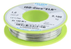 Felder Löttechnik ISO-Core ELR Lötzinn Bleifrei 99.3%Sn 0%Pb 0.7%Cu, 227°C, Ø 1mm / 100g 8 Felder Löttechnik ISO-Core ELR Lötzinn Bleifrei 99.3%Sn 0%Pb 0.7%Cu, 227°C, Ø 1mm / 100g -RS Verkäufe F6246741 03