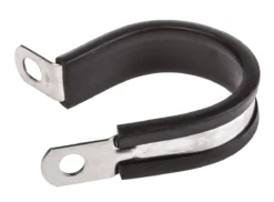 JCS Hi-Torque Edelstahl A2 304 Kabelschelle Mit Gummi Schutzprofil, Ø 32mm, X 12.6mm