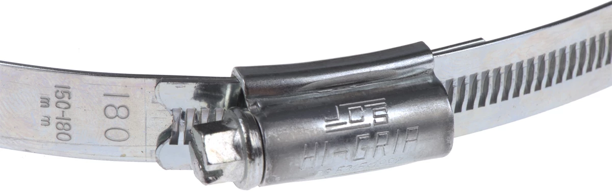 HI-GRIP Stahl Schlauchschelle Schneckengewinde, Mit Sechskantschraube, Ø 150 → 180mm X 13mm 4 HI-GRIP Stahl Schlauchschelle Schneckengewinde, Mit Sechskantschraube, Ø 150 → 180mm X 13mm - Image 2