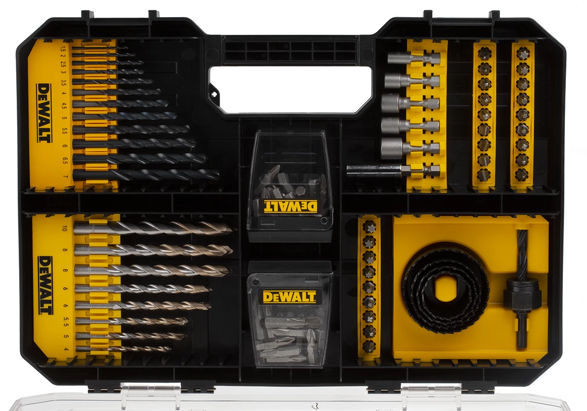 DeWALT HSS Spiralbohrer Satz 1.5 → 10mm, 100-teilig Für Für Verschiedene Materialien 4 DeWALT HSS Spiralbohrer Satz 1.5 → 10mm, 100-teilig Für Für Verschiedene Materialien – Bild 2