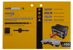 DeWALT HSS Spiralbohrer Satz 1.5 → 10mm, 100-teilig Für Für Verschiedene Materialien 9 DeWALT HSS Spiralbohrer Satz 1.5 → 10mm, 100-teilig Für Für Verschiedene Materialien -RS Verkäufe F9064255 04
