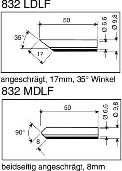 Ersa Lötspitze 8 Mm Flach 90° Serie 832 Für Elektrowerkzeug