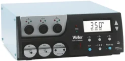 Weller WR 3M Lötstation-Versorgungseinheit, 3-Kanal LCD 400W / 230V, Typ F - Schutzkontakt-Stecker, Typ G - UK 3-polig