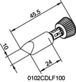 Ersa Lötspitze 10 Mm Flach Serie 102 Für I-Tool