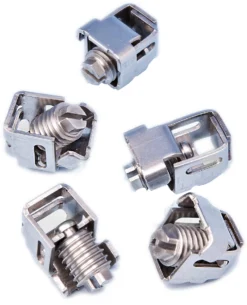 Jubilee Weichstahl Unverlierbare Schrauben Schneckengewinde, 25 Stück