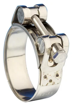 Jubilee Edelstahl Schlauchschelle A4 316 Bolzenschraube, Mit Verschlusskopfschraube, Ø 56 → 59mm X 20mm