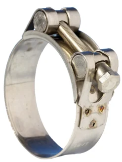 Jubilee Edelstahl Schlauchschelle A4 316 Bolzenschraube, Mit Verschlusskopfschraube, Ø 68 → 73mm X 25mm