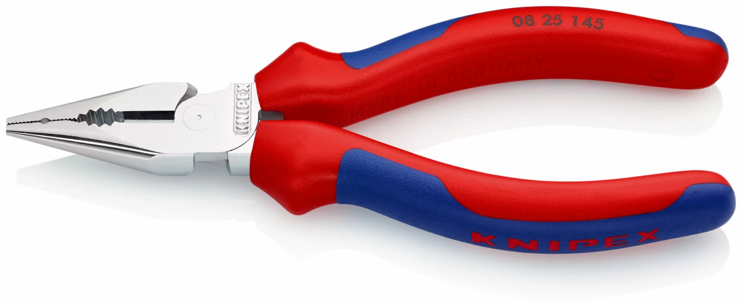 Knipex Kombizange, Gebogen Schneidkraft → Kupferkabel: 8 Mm Harter Draht: 2 Mm Mittelharter Draht: 3 Mm 145 Mm 3 Knipex Kombizange, Gebogen Schneidkraft → Kupferkabel: 8 Mm Harter Draht: 2 Mm Mittelharter Draht: 3 Mm 145 Mm