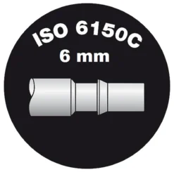 PREVOST ISO C6 Druckluftpistole, 12bar / 12bar, +70°C Max. -RS Verkäufe R1358778 03