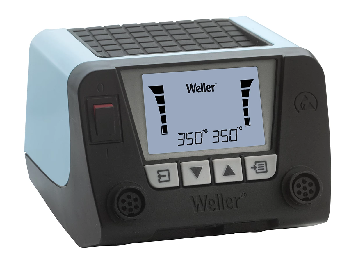 Weller WT 2M Lötstation, 2-Kanal LCD 150W / 230V Bis 450°C, Typ F - Schutzkontakt-Stecker, Typ G - UK 3-polig 3 Weller WT 2M Lötstation, 2-Kanal LCD 150W / 230V Bis 450°C, Typ F - Schutzkontakt-Stecker, Typ G - UK 3-polig