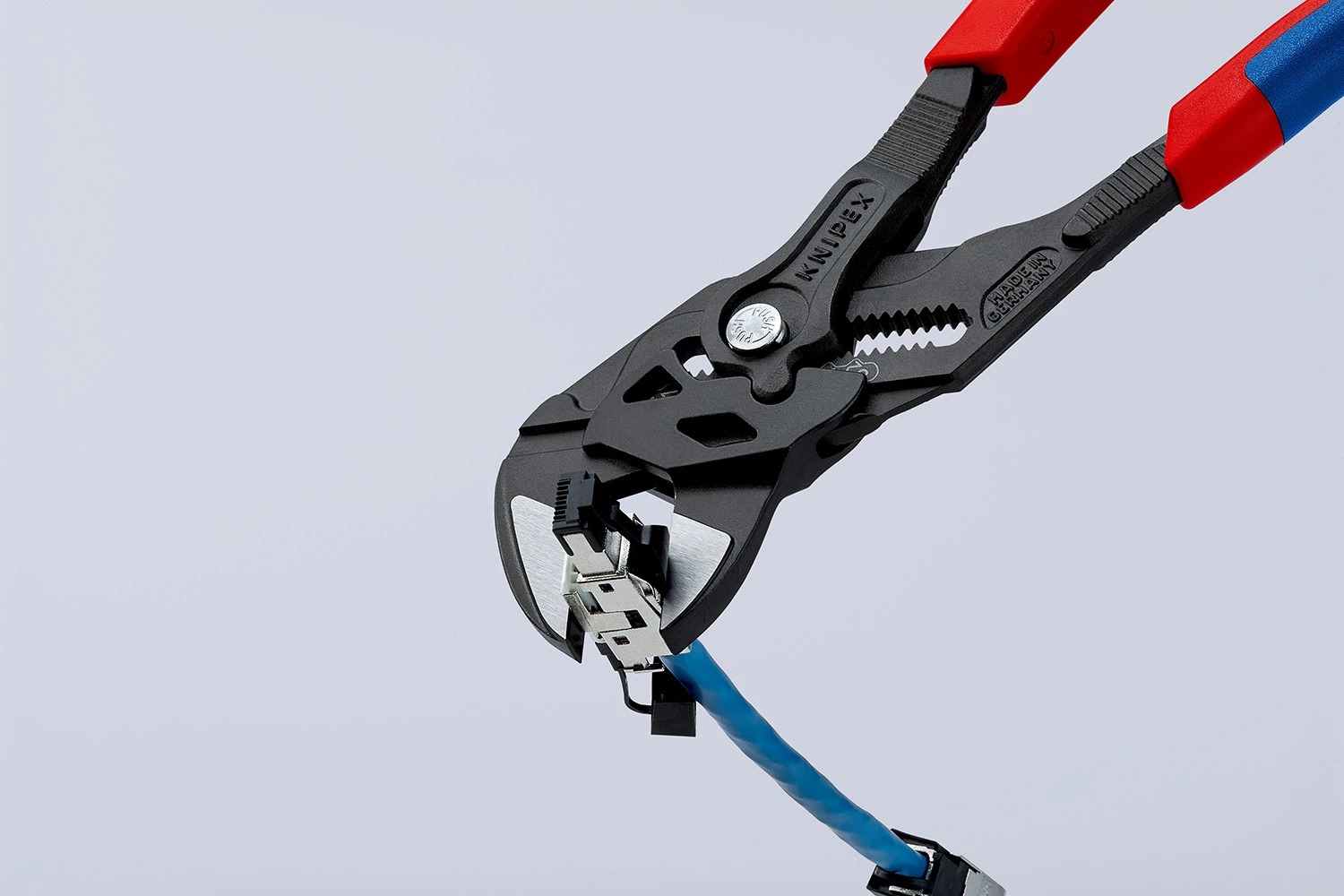 Knipex Zangenschlüssel / Backen 52mm, Gebogen 250 Mm 4 Knipex Zangenschlüssel / Backen 52mm, Gebogen 250 Mm – Bild 2