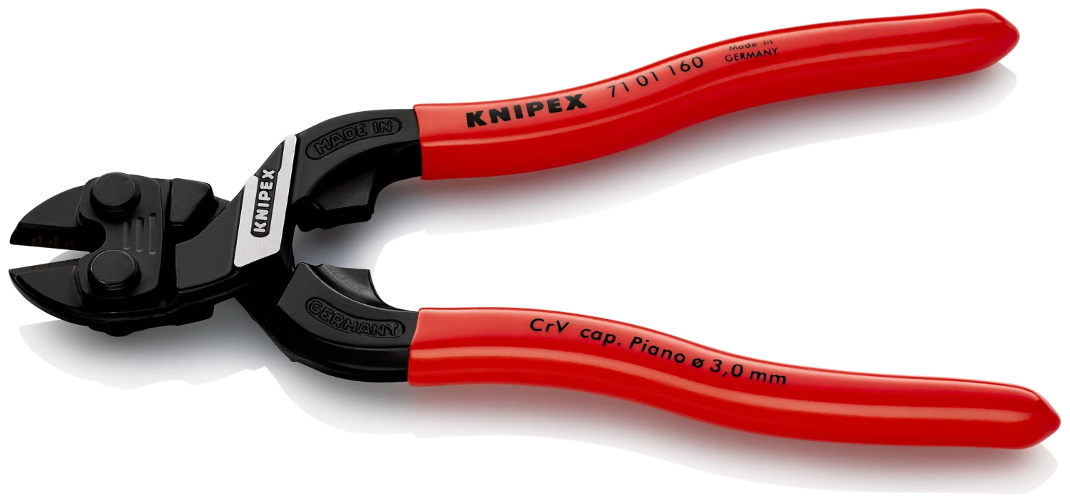 Knipex Kompakter Bolzenschneider, Hochlegierter CrV-Stahl 160 Mm, Schneidkraft → 5,3 Mm 5 Knipex Kompakter Bolzenschneider, Hochlegierter CrV-Stahl 160 Mm, Schneidkraft → 5,3 Mm – Bild 3