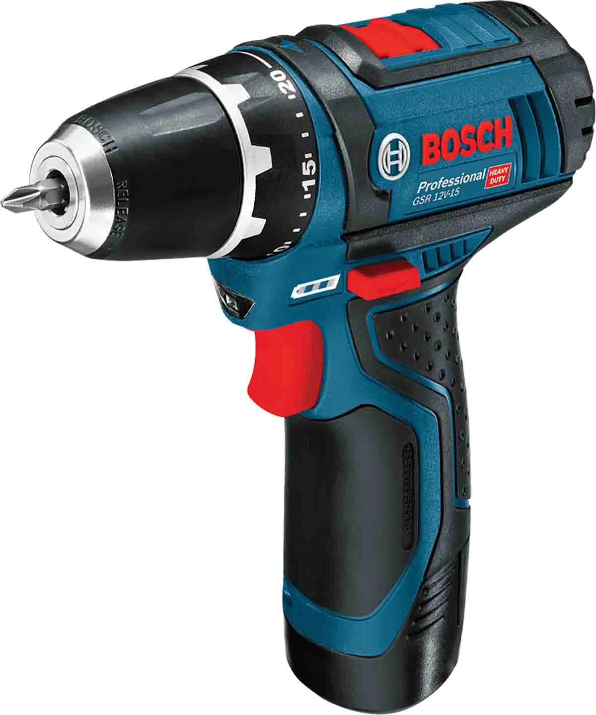 Bosch GSR 12V-15 GSR Li-Ion Akku Bohrschrauber 12V Bürstenmotor 1300U/min 2Ah 5 Bosch GSR 12V-15 GSR Li-Ion Akku Bohrschrauber 12V Bürstenmotor 1300U/min 2Ah - Image 3