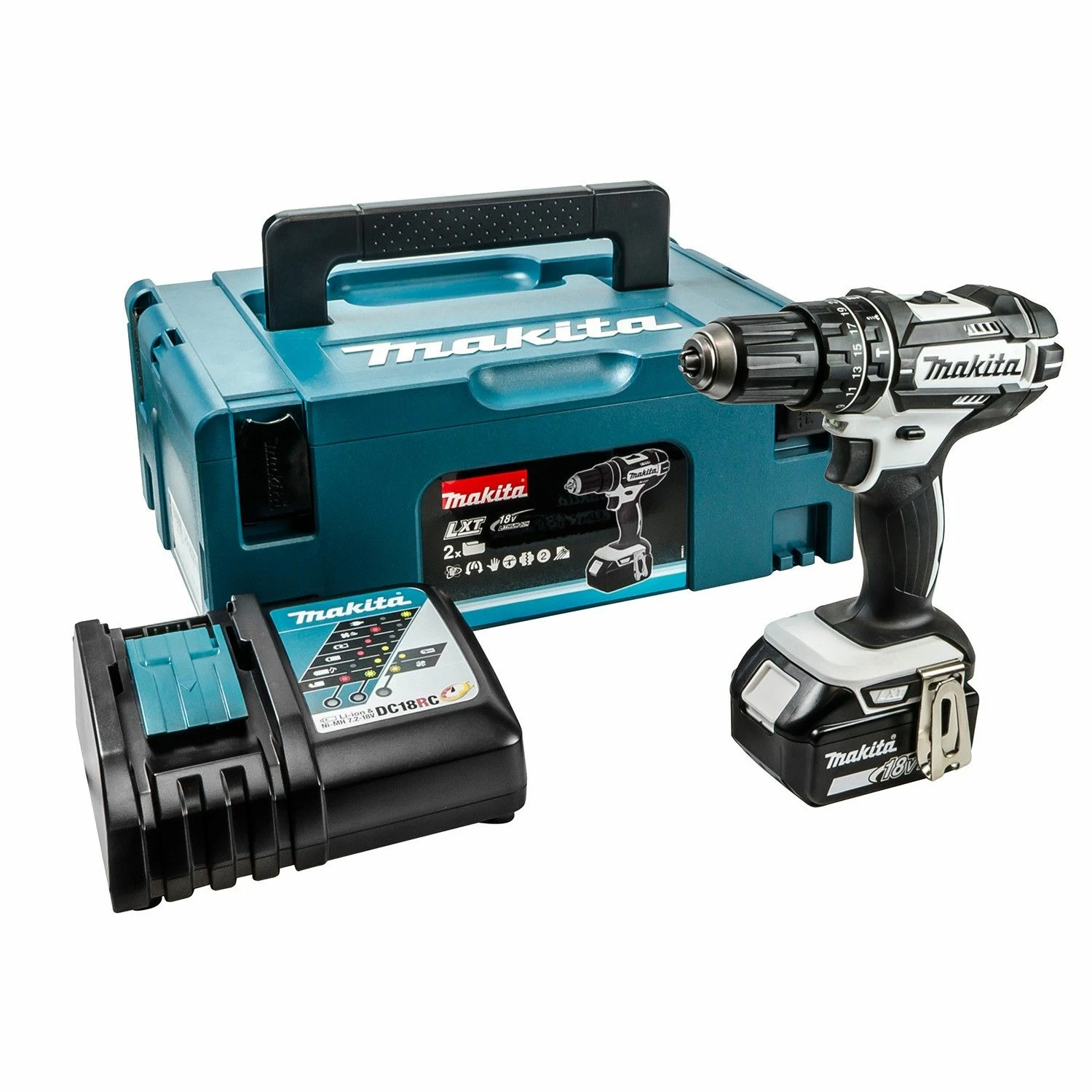 Makita Li-Ion Akku Schlagbohrschrauber 18V Bürstenmotor 1900U/min 5Ah 3 Makita Li-Ion Akku Schlagbohrschrauber 18V Bürstenmotor 1900U/min 5Ah