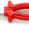 Knipex Kombizange, Gebogen Schneidkraft → Kupferkabel: 10 Mm Harter Draht: 2 Mm Mittelharter Draht: 3,1 Mm 160 Mm VDE
