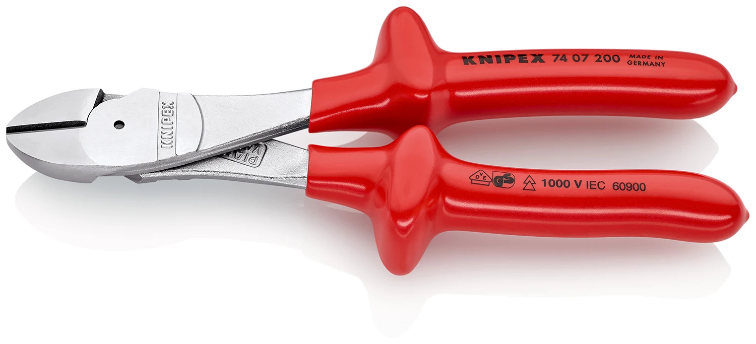 Knipex 74 07 VDE Kraft-Seitenschneider 200 Mm, Schneidleistung 4.2mm 3 Knipex 74 07 VDE Kraft-Seitenschneider 200 Mm, Schneidleistung 4.2mm