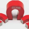 Eclipse U-Form Hufeisenmagnet, Ø 28.5mm X 7.9mm X 25.4mm, Zugkraft 2.4kg Nickel Kobalt