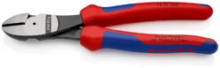 Knipex 74 02 Kraft-Seitenschneider 200 Mm, Schneidleistung 4.2mm