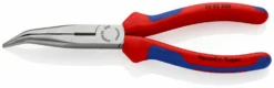 Knipex Spitzzange / Backen 73mm, Gebogen Schneidkraft → Harter Draht: 2,2 Mm, Mittelharter Draht: 3,2 Mm 200 Mm